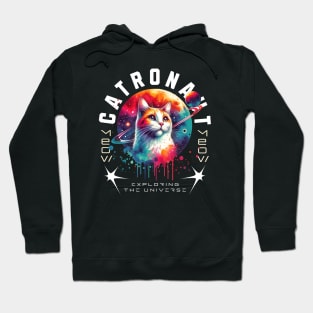 Cat in Space, Cat Lovers, Kitten in Space , Cat Astronaut Hoodie